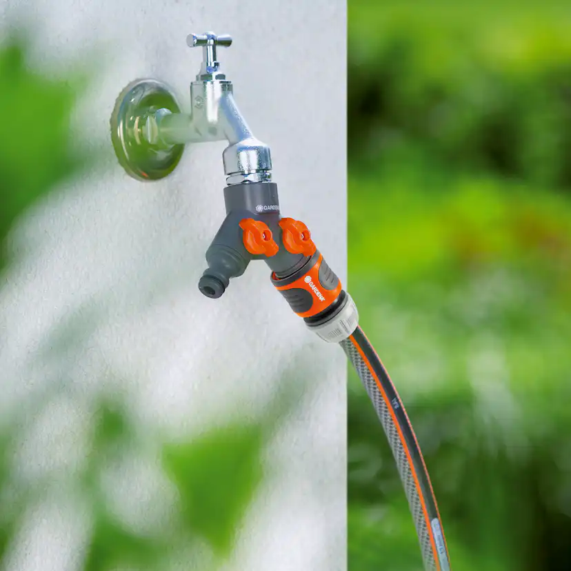 Villapaket Gardena Bevattning Slangvagn & Kran Med Vattenspridare & Sprinklerpistol