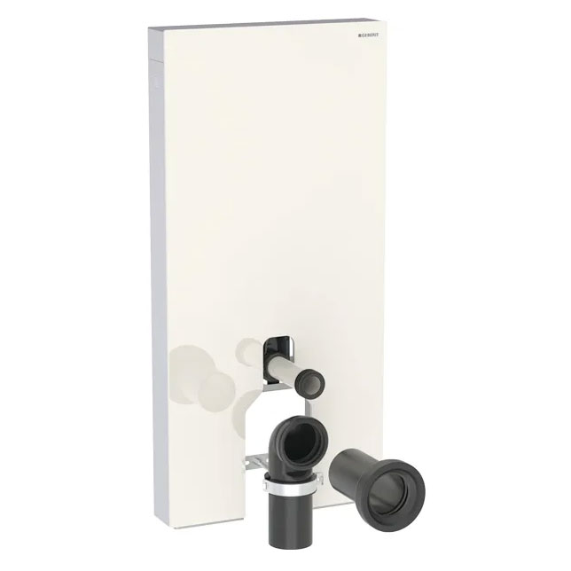 WC-Fixtur Geberit Monolith för  Back-to-wall Toalettstol 101 cmxSandgrå/Glas
