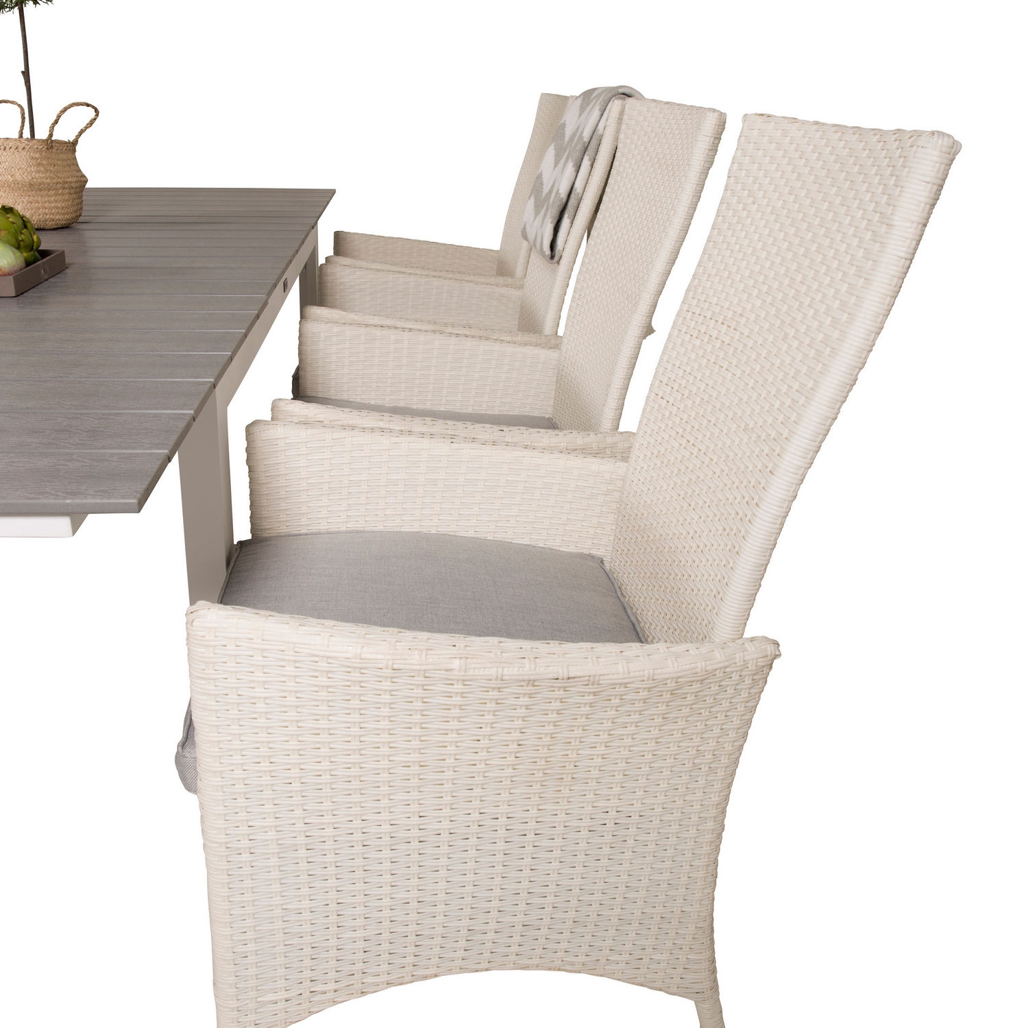 Matgrupp Venture Home Lova 160/240 med 8 Pishi Stolar