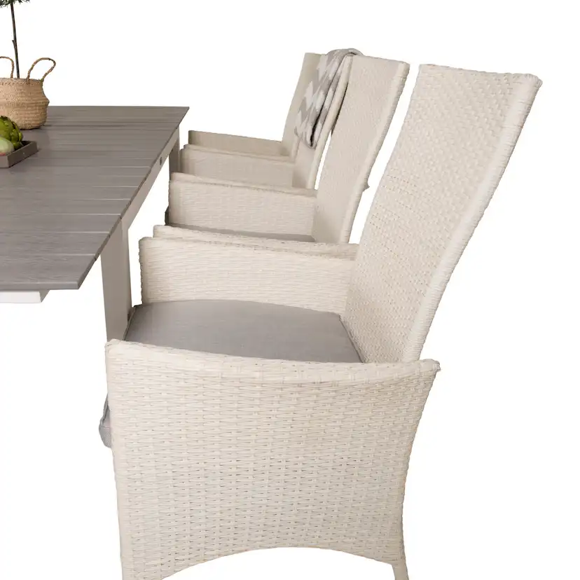 Matgrupp Venture Home Lova 160/240 med 8 Pishi Stolar