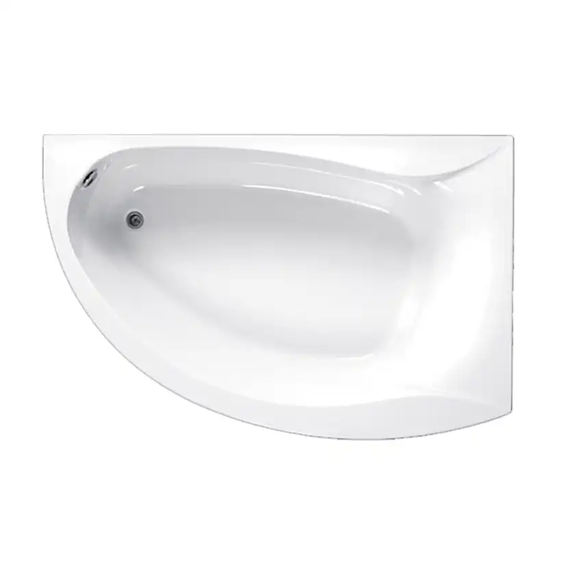 Omega hörnkar 1700x1050mm akryl Höger, Standard