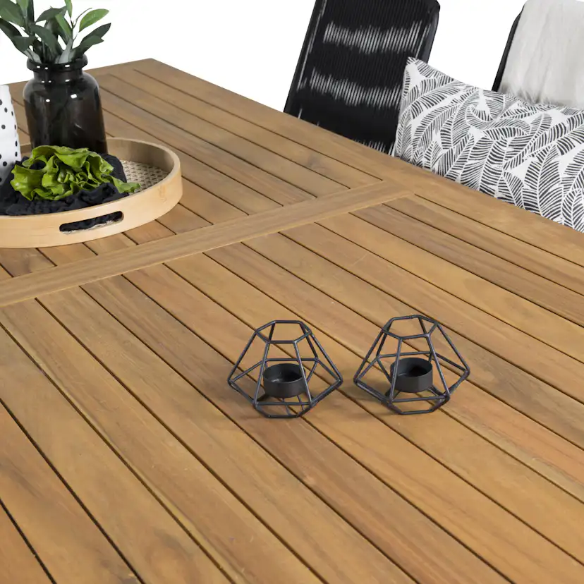 Matgrupp Venture Home Caisa 220 med 6 Berfin Karmstolar