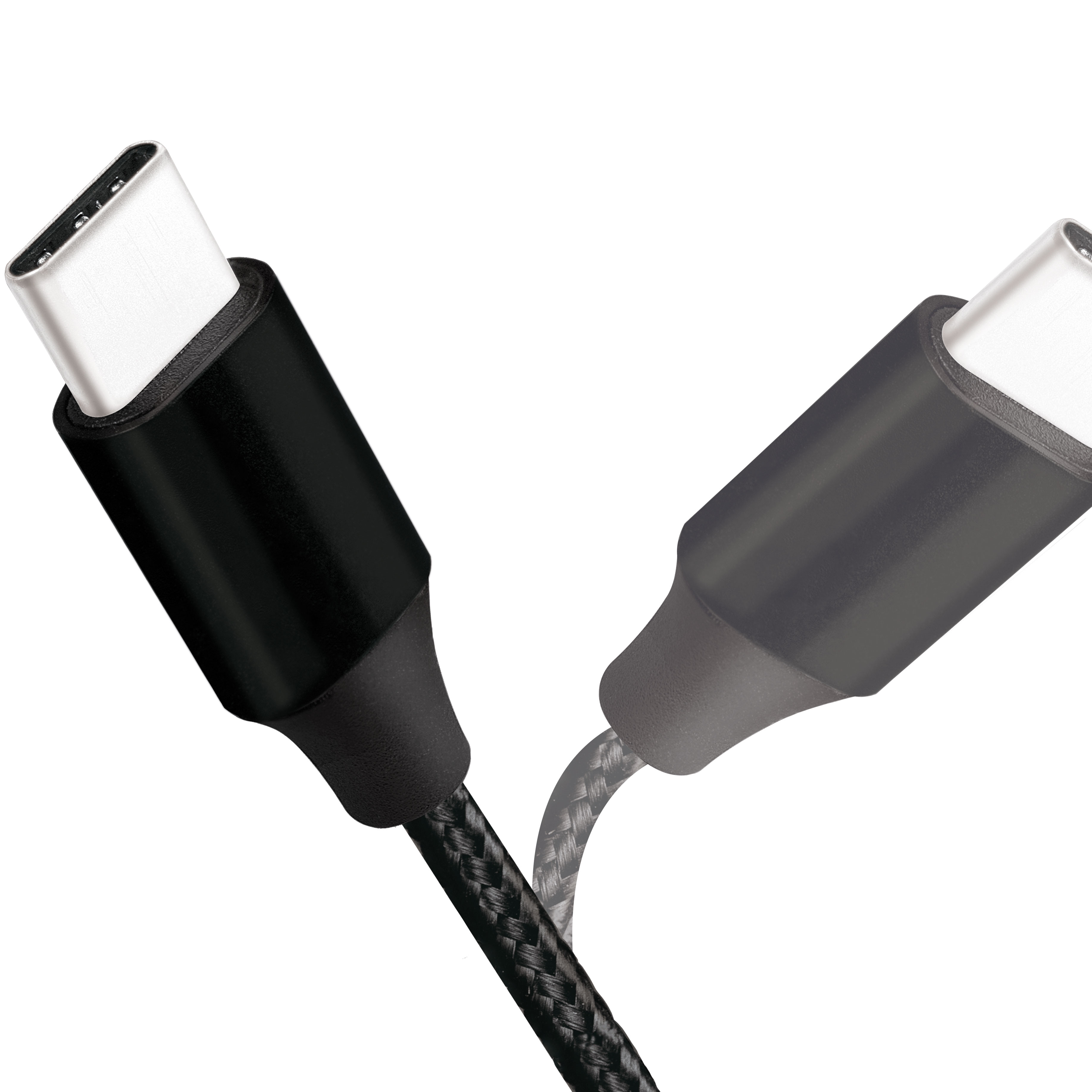 USB-C Ladd/synk-kabel LogiLink USB 2.0 15W 0,3 m Textil