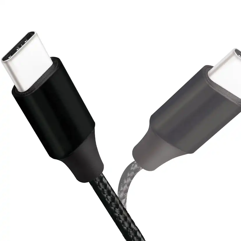 USB-C Ladd/synk-kabel LogiLink USB 2.0 15W 0,3 m Textil