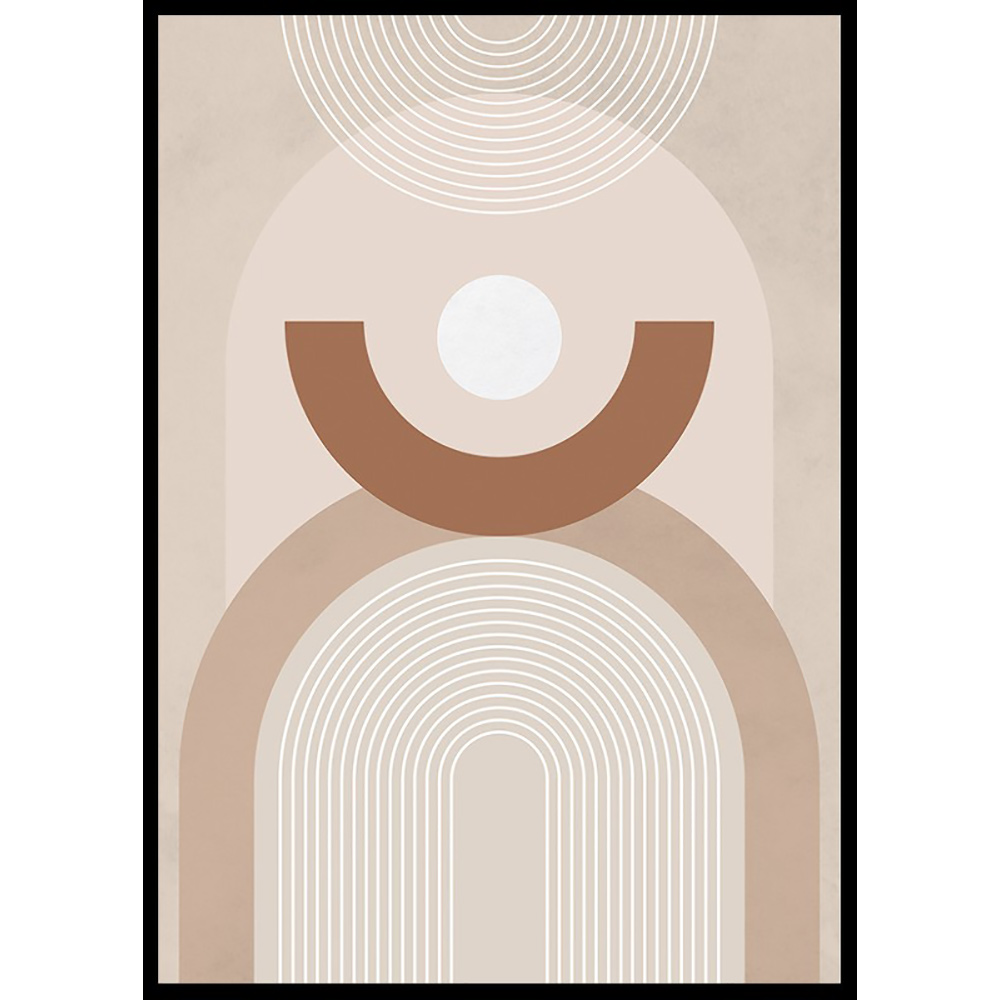 Poster Gallerix Geometric Shapes No3