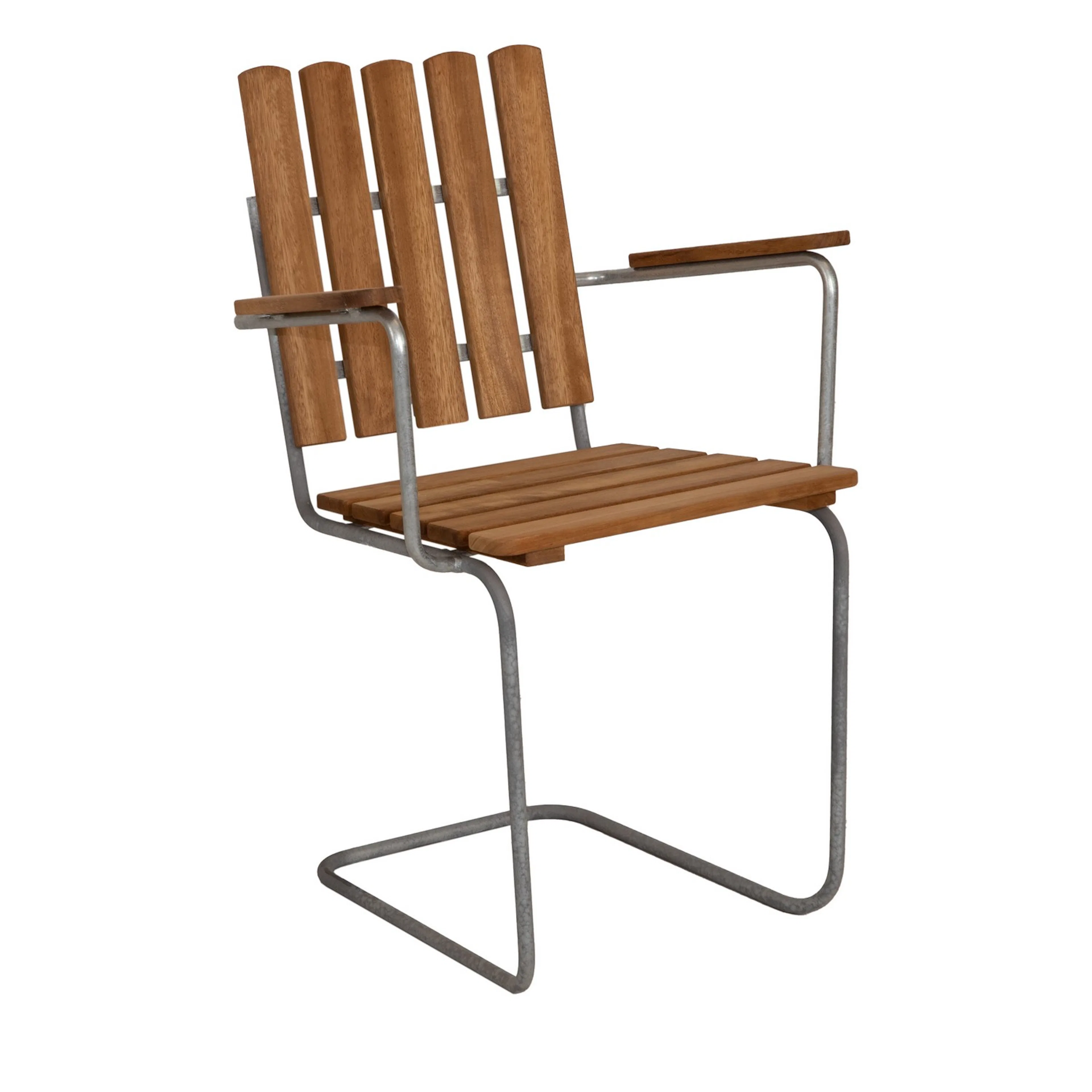 Iroko/Stål