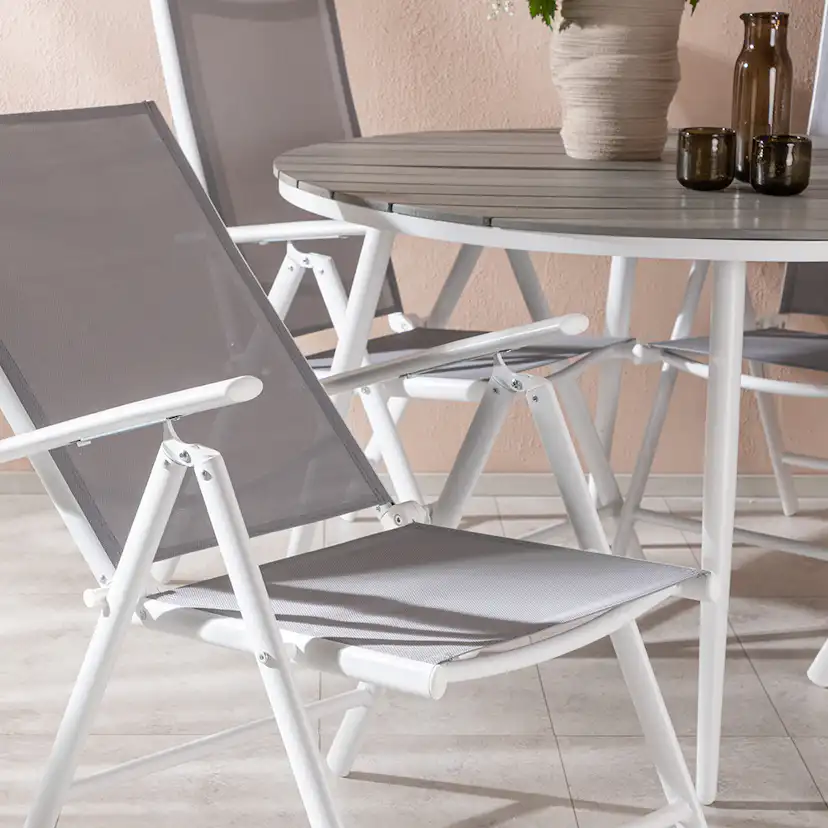 Matgrupp Venture Home Break Ø120 cm med 4 Break Stolar