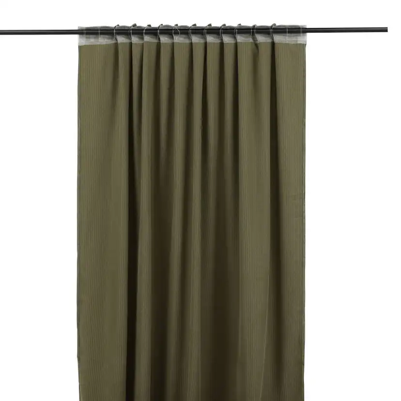 Elma Curtain Manchester - 2-pack - Green - 140*240 Grön