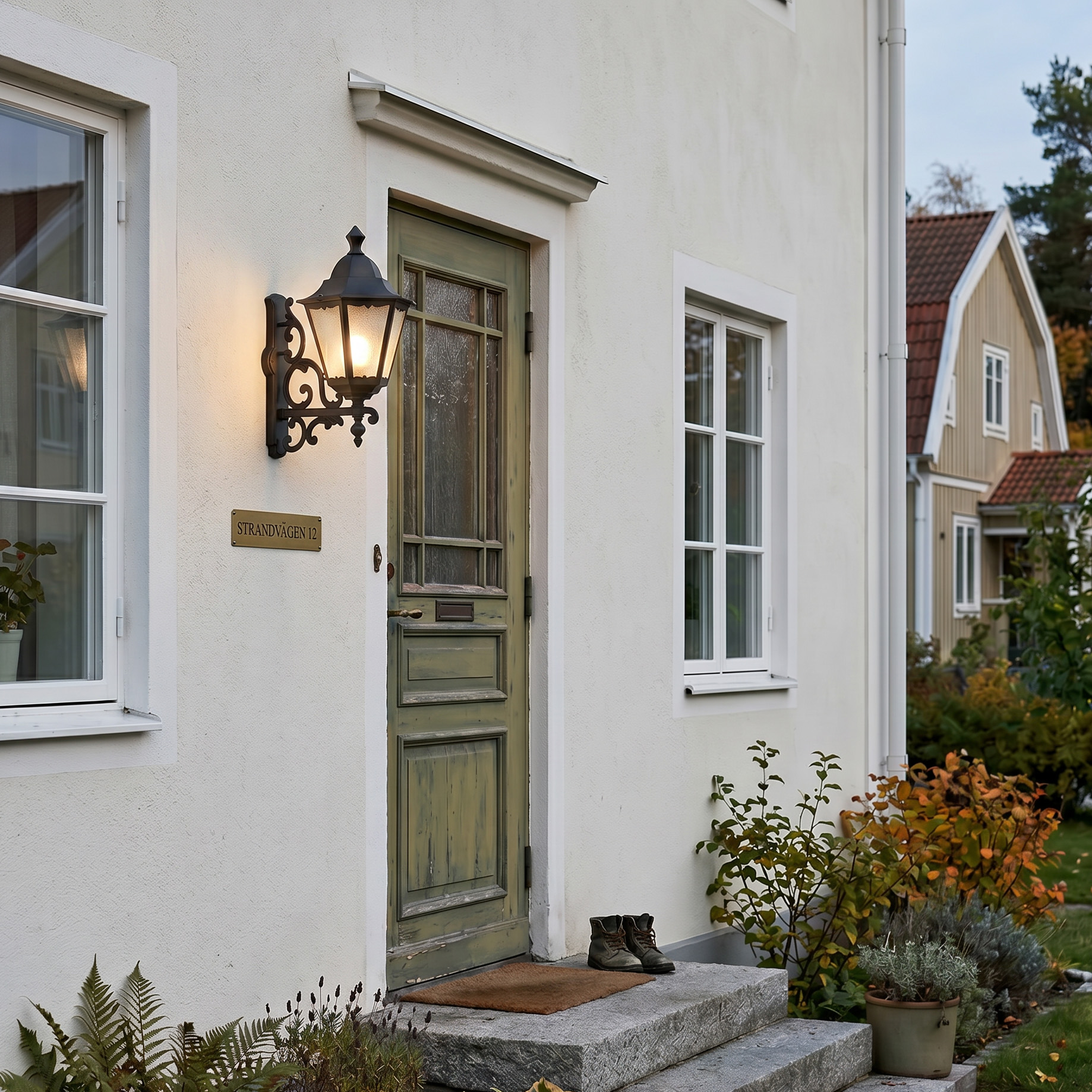 Vägglampa Utomhus Vesani Buckingham Gammaldags IP44