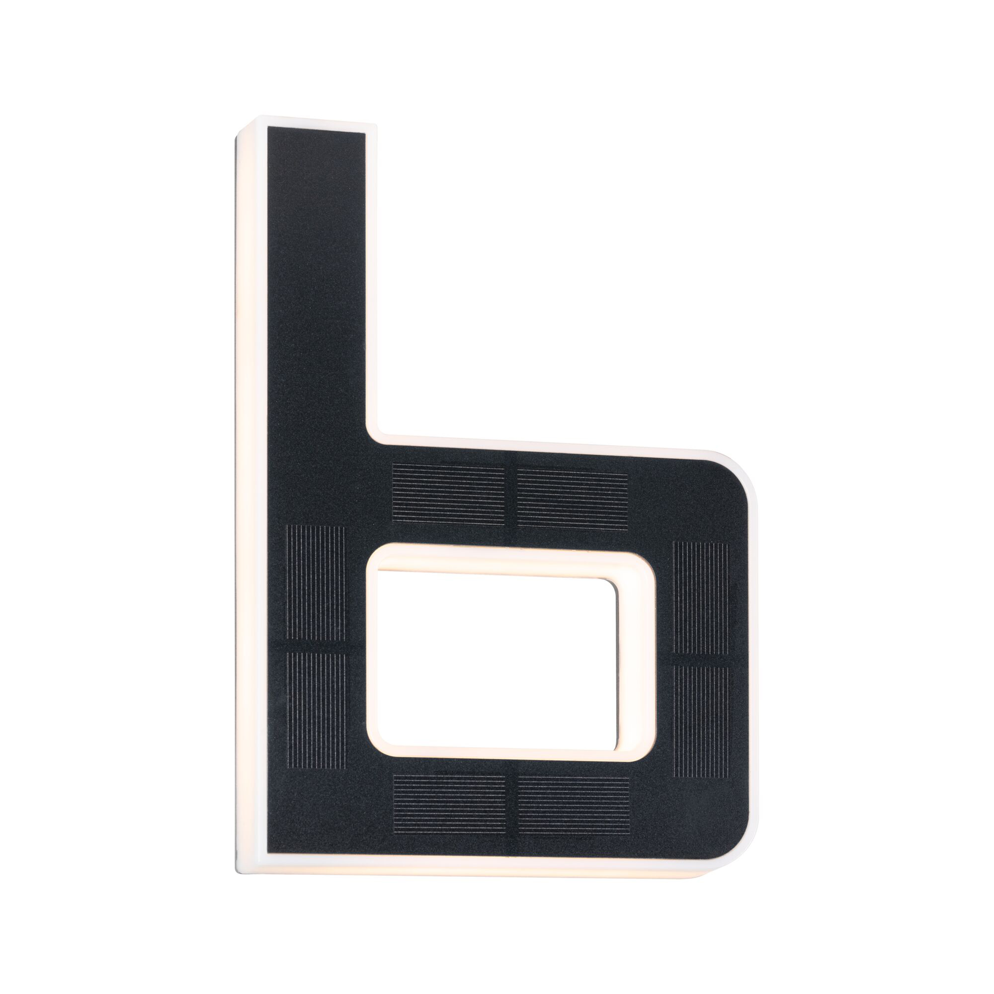 Fasadbelysning Solcell LED Paulmann Husnummer A-D med belysning inkl. utbytbart batteri IP44 Design: B
