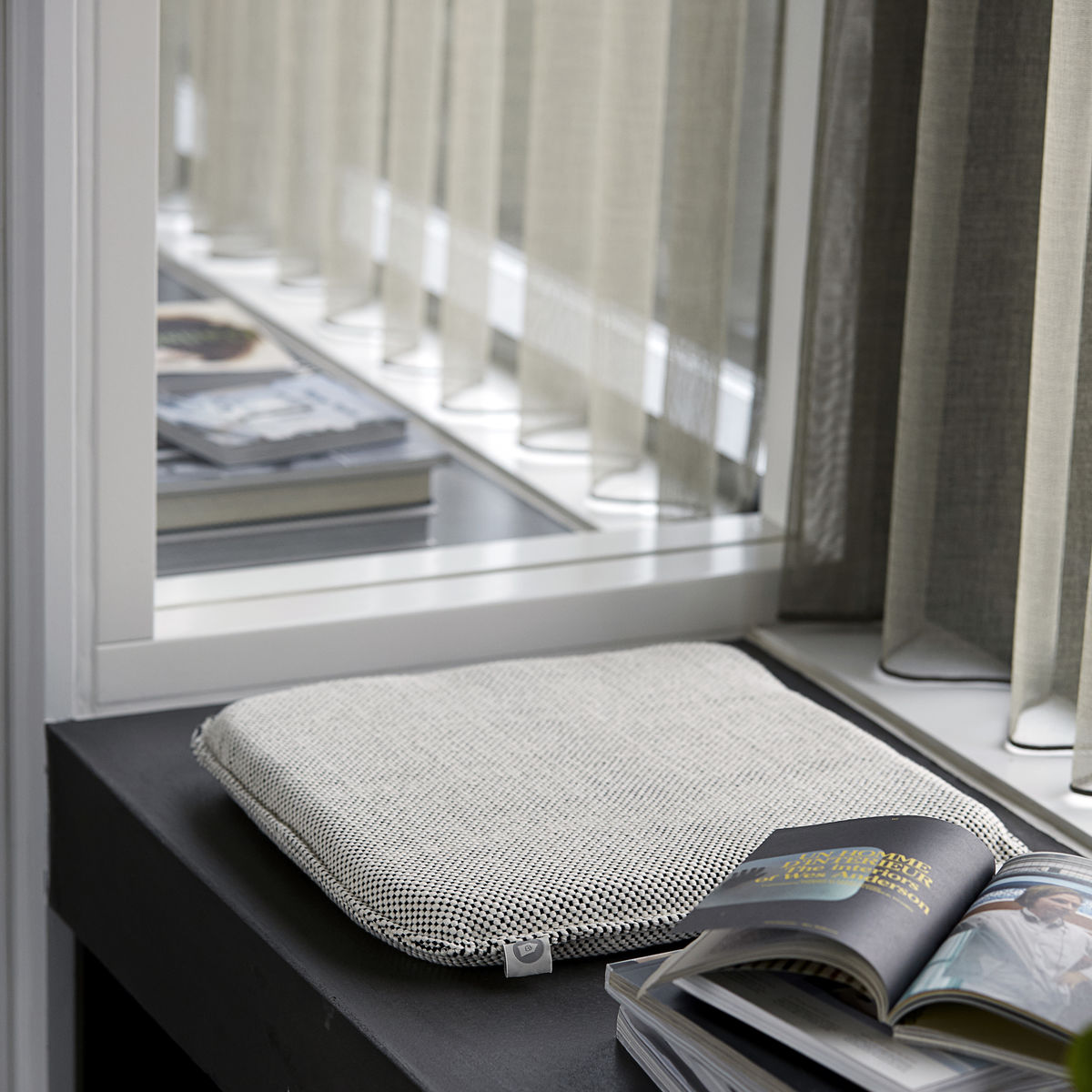 Sittdyna House Doctor Cuun Svart/Vit