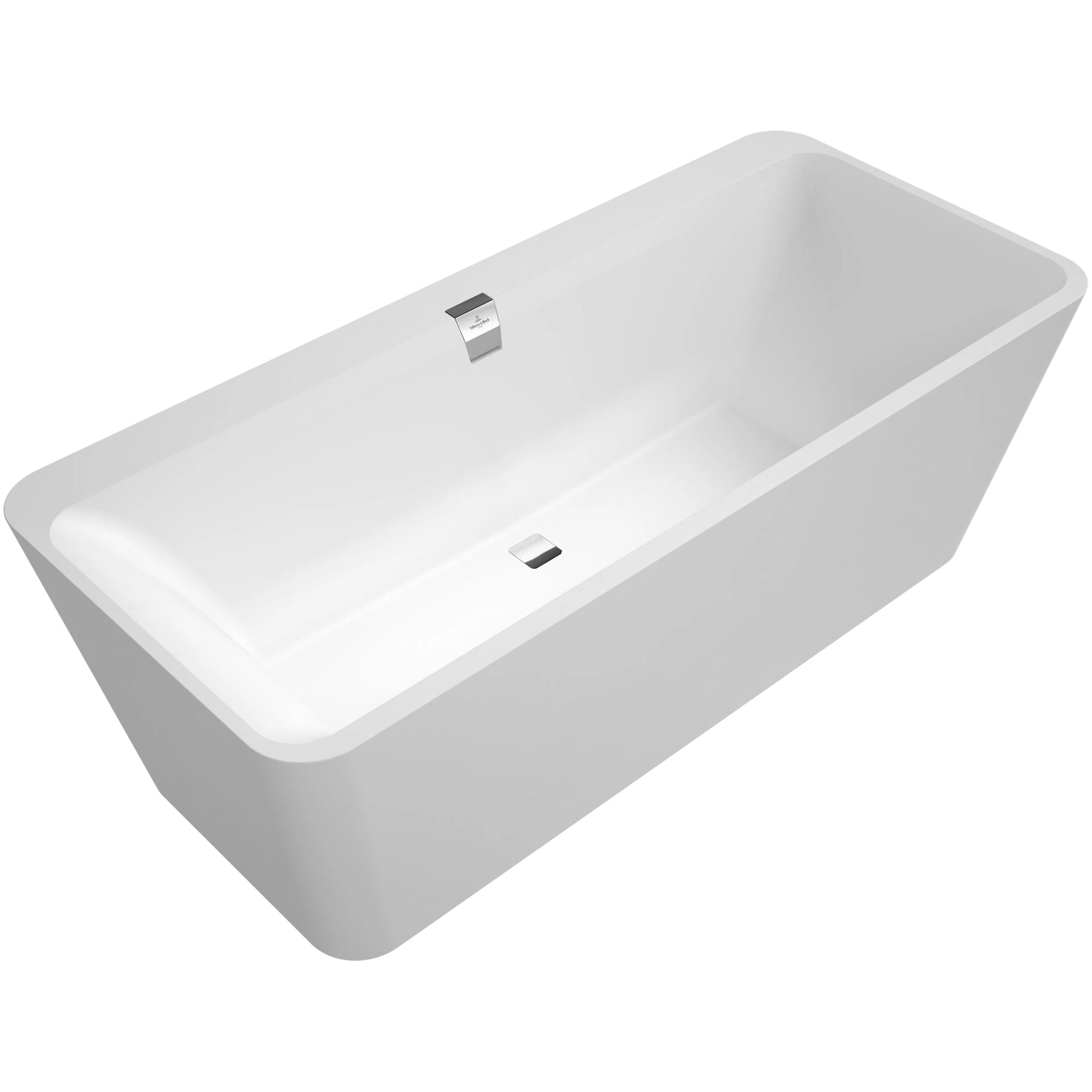 Badkar Villeroy & Boch Squaro Edge 12 UBQ180SQE9T2V-RW Stenvit, Med Multiplex Trio