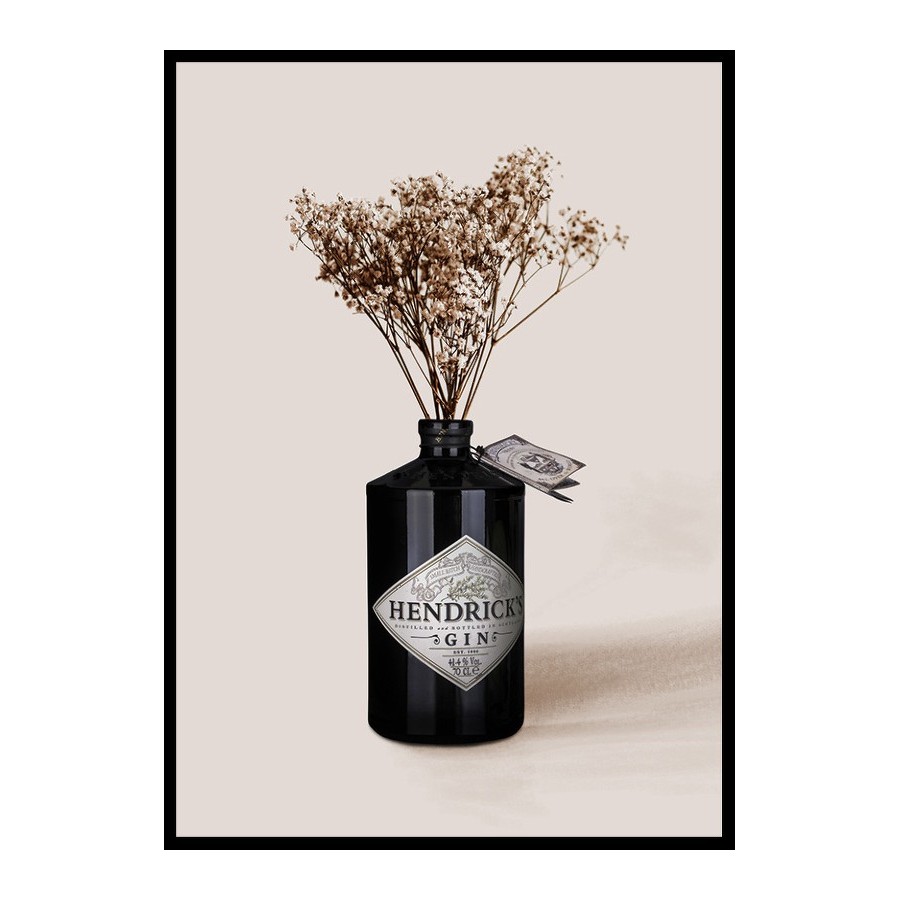 Poster Gallerix Dried Flowers Gin Bottle
