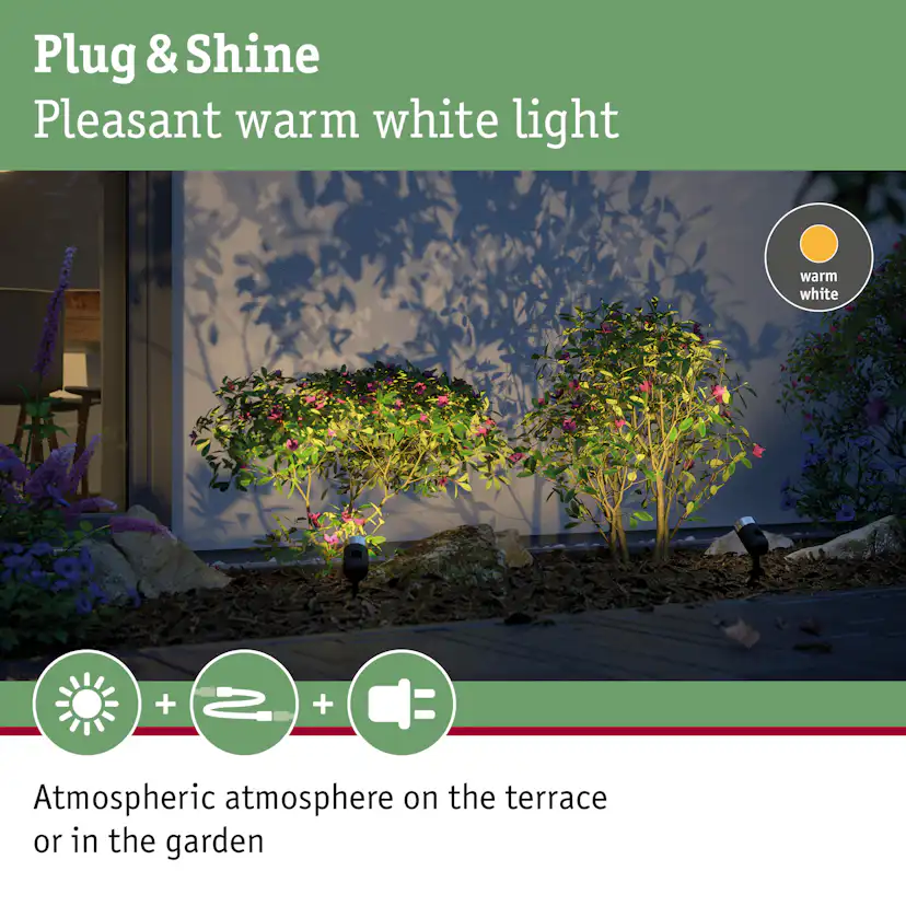 Spotlight Paulmann Pike Plug & Shine LED Pike IP65 24V