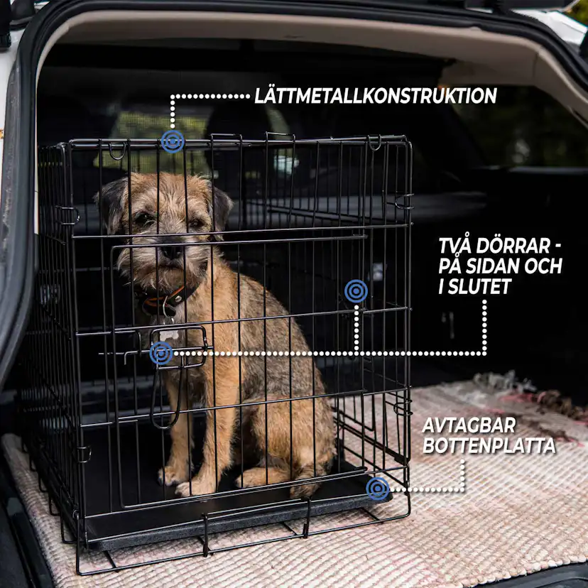 Hundbur Trekker Lättmetall L