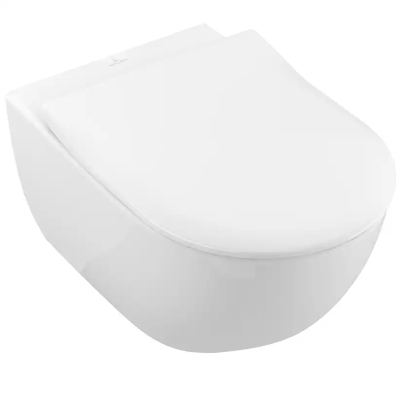 Vägghängd toalett Villeroy & Boch Subway 2.0 5614R201 Vit Alpin, med Toalettsits