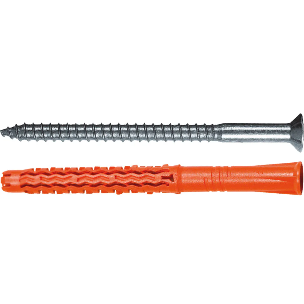 FASADPLUGG MQL MED SKRUV 8x140 mm, TX30, Antal: 50 st