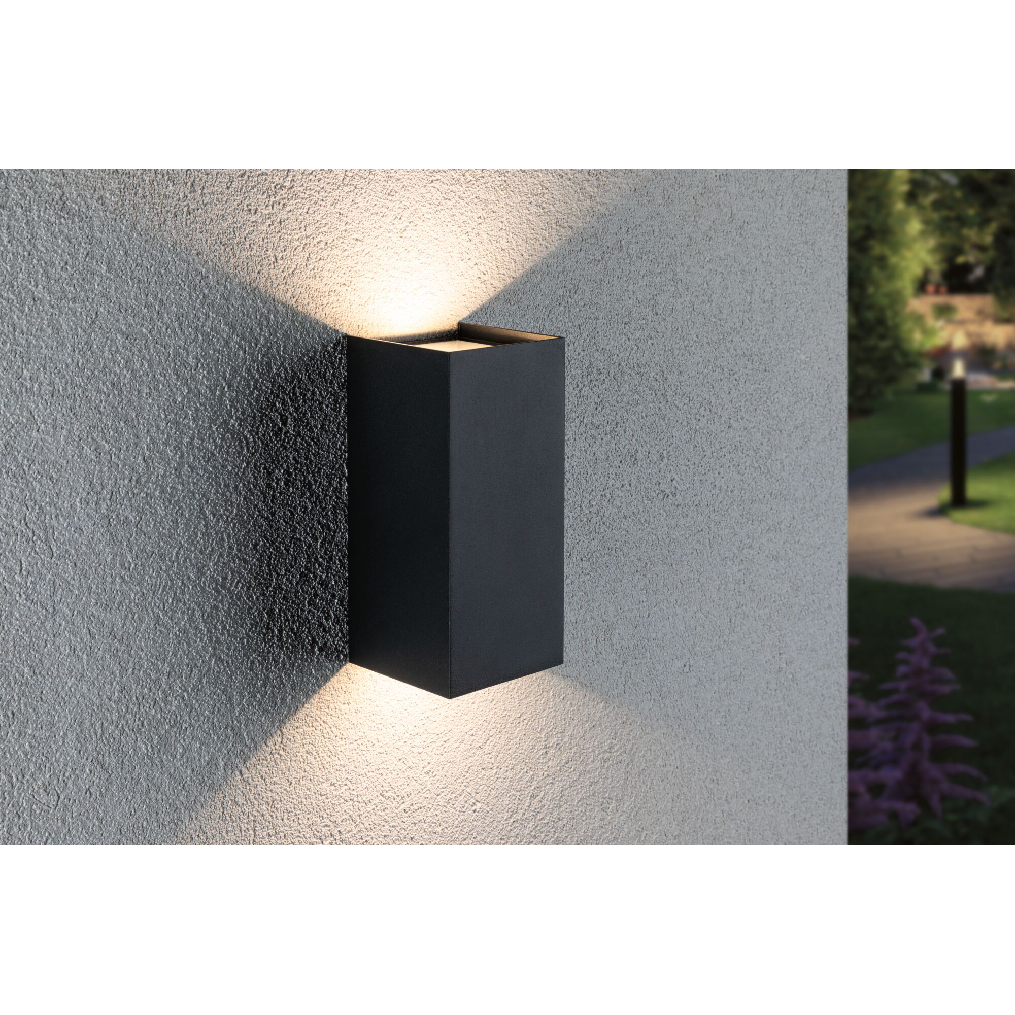 Fasadbelysning  Paulmann Flame LED Upp/Ned IP44 Vinkelformad 230V Höjd: 220 mm