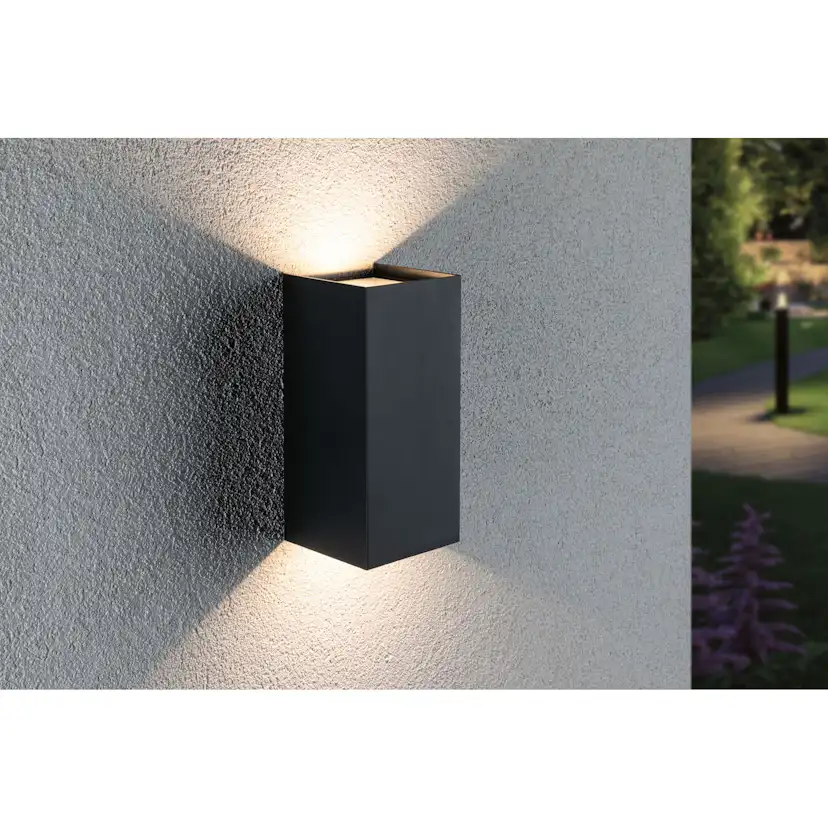 Fasadbelysning Paulmann Flame LED Upp/Ned IP44 Vinkelformad 230V Höjd: 220 mm