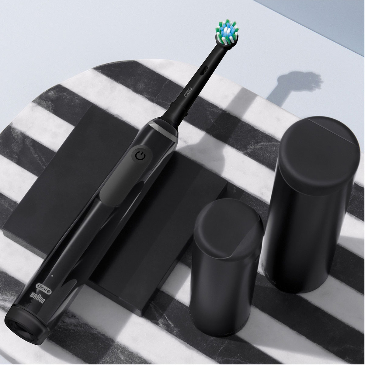 Eltandborste Oral-B Pro3 + Extra Refill + TC