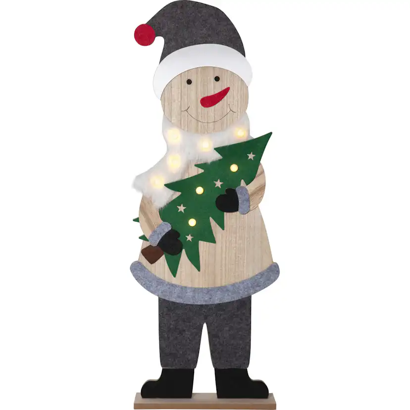 Inomhusdekoration Star Trading Billy Snögubbe 80 cm