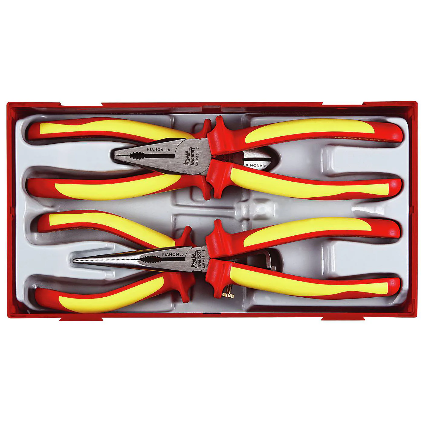 Tångsats 1000 volt 4 delar Teng Tools TTV440