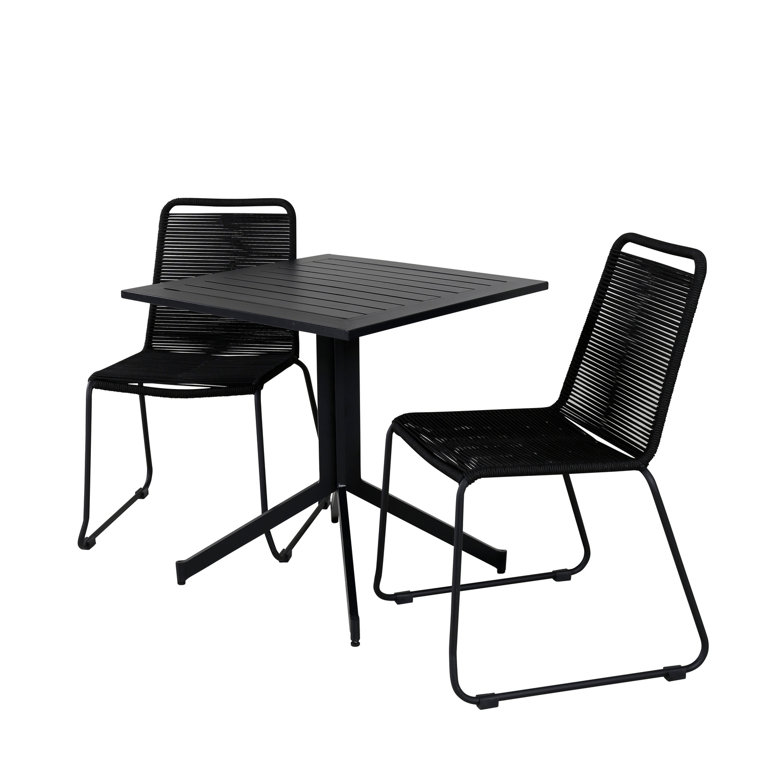 Caféset Venture Home Wille med 2 Lumi Trädgårdsstolar Utomhus