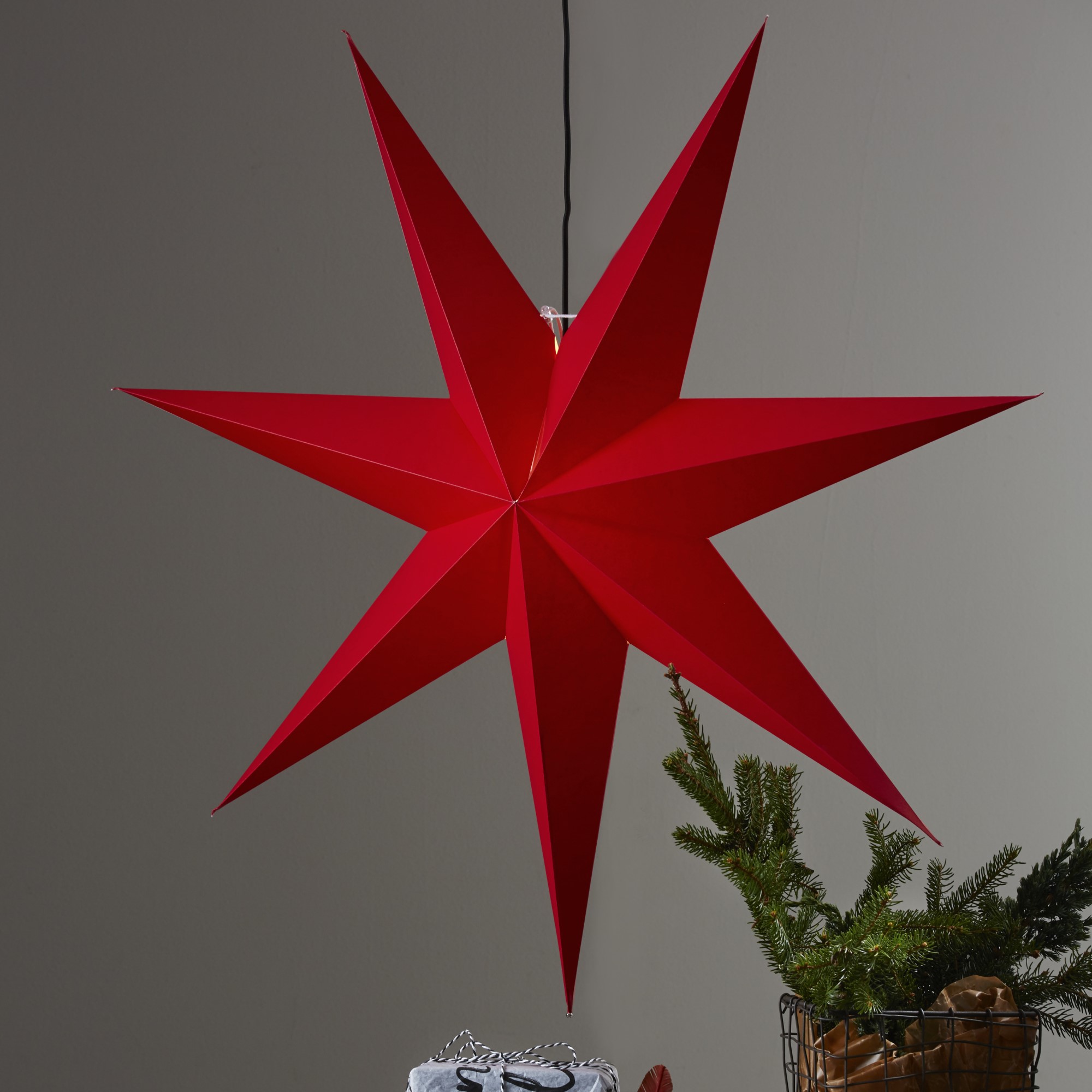 PappersstjarnaRozen Höjd: 70 cm