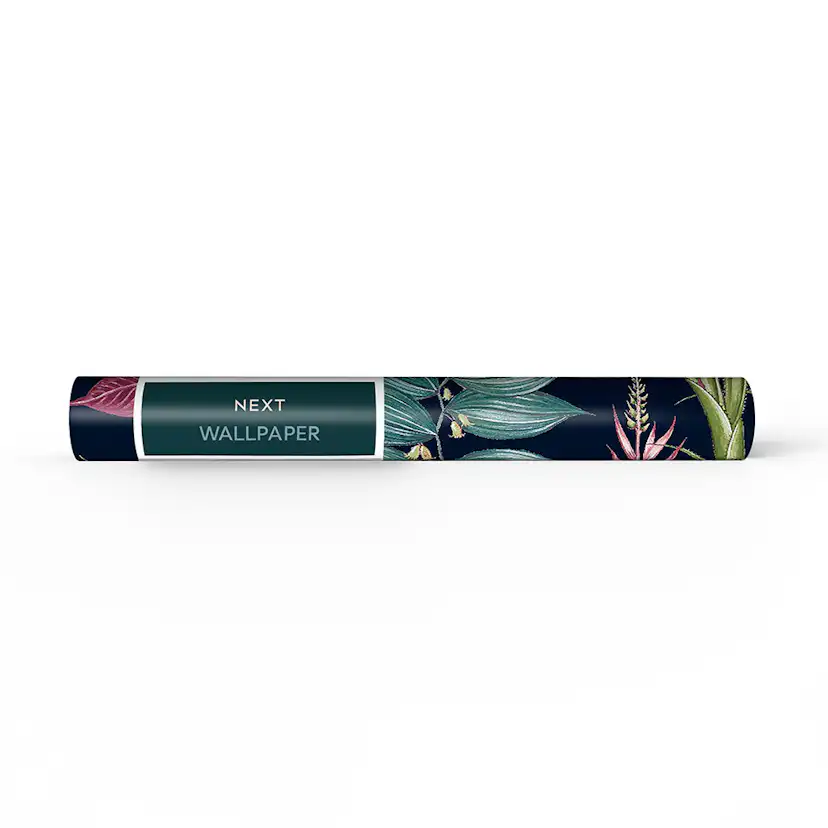 Tapet NEXT Fantasy Rainforest Leaves Navy