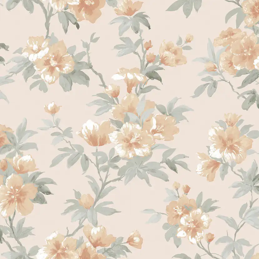 Tapet Laura Ashley Rosamund Orange