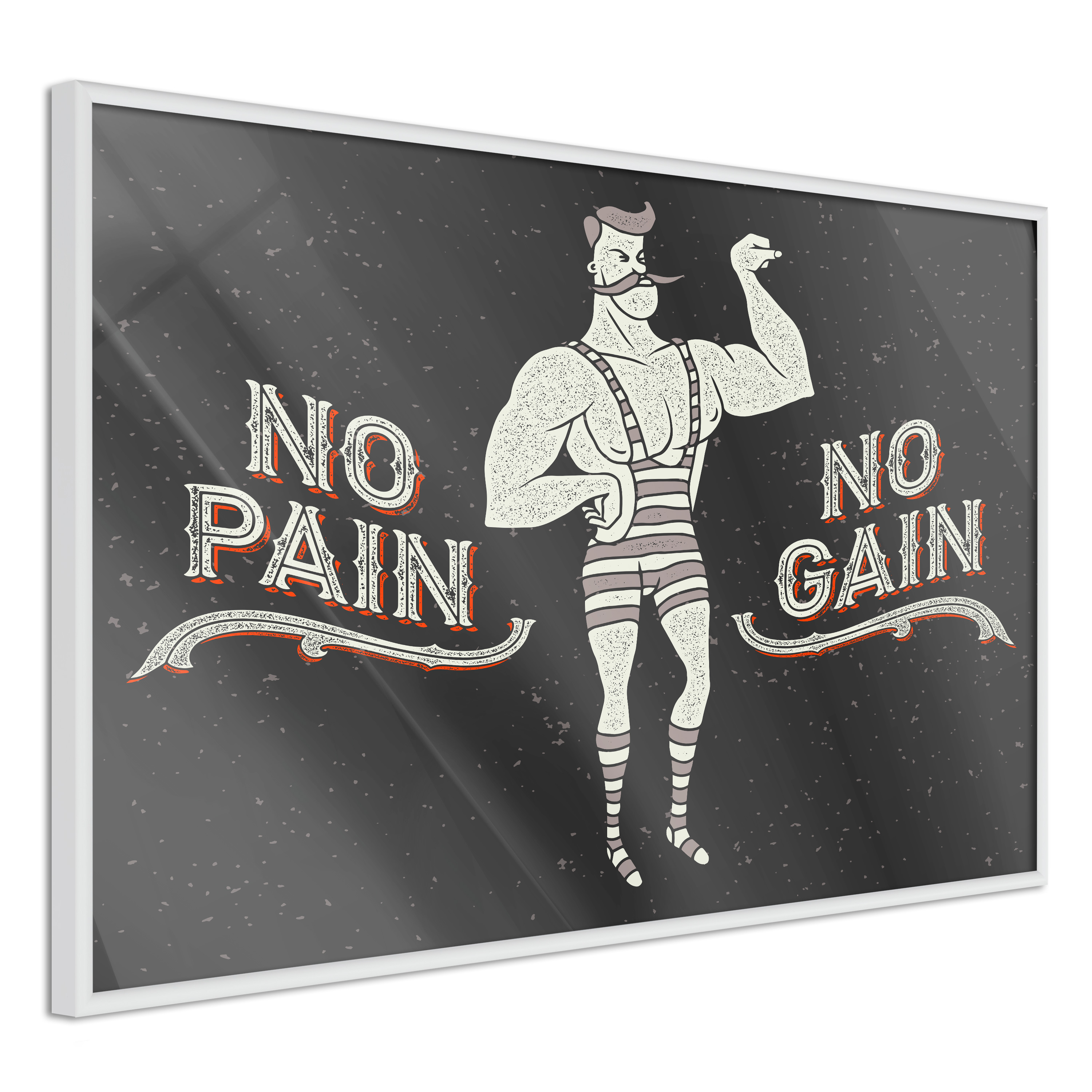 Poster Artgeist Affisch No Pain No Gain