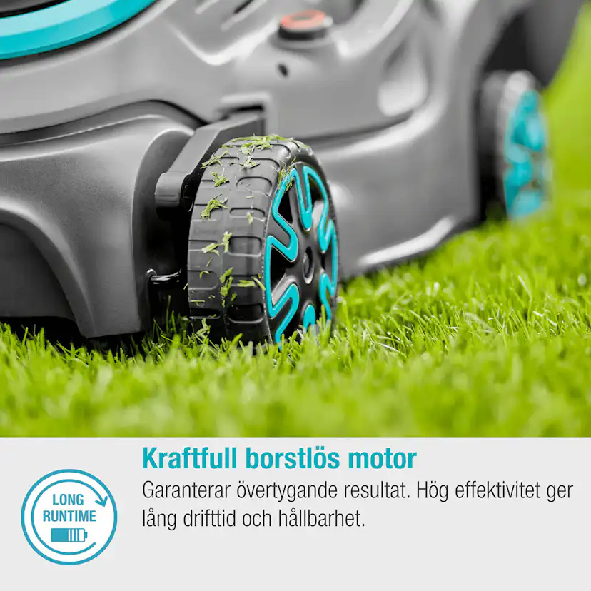 Batterigräsklippare Gardena PowerMax 32/18V P4A med Batteri och Laddare