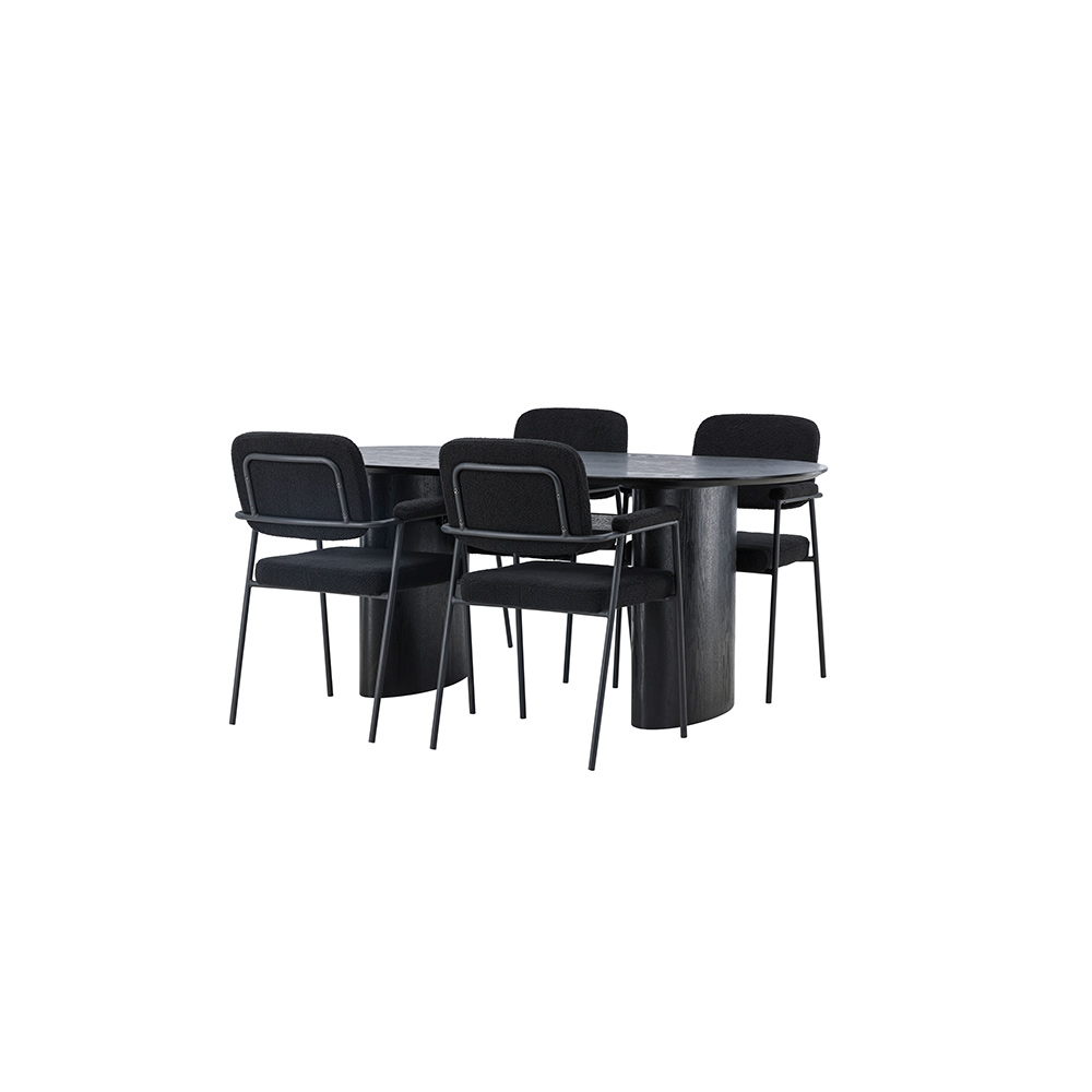 Matgrupp Venture Home Isolde med 4 st Yesterday stolar