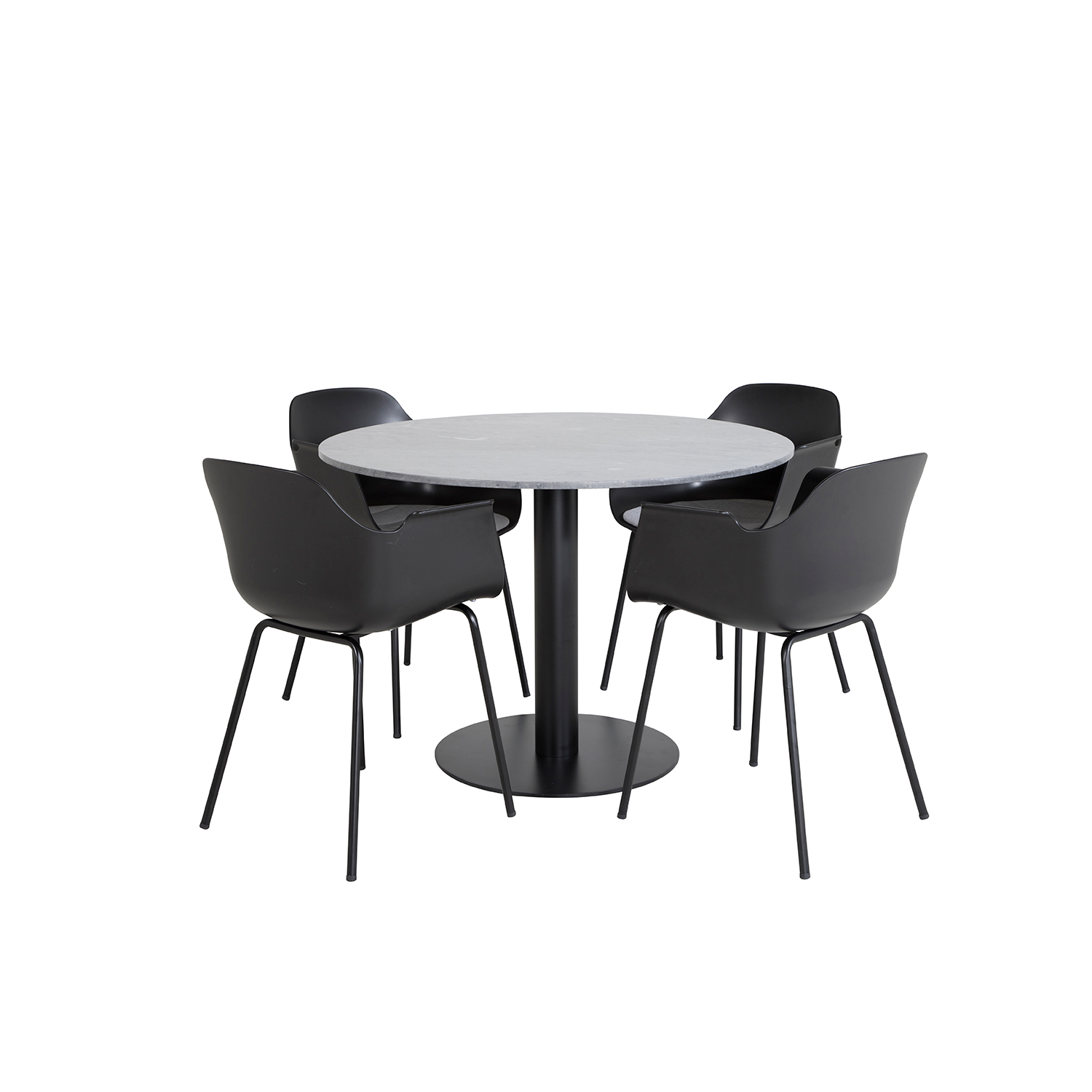 Matgrupp Venture Home Estelle med 4 Colombine Stolar