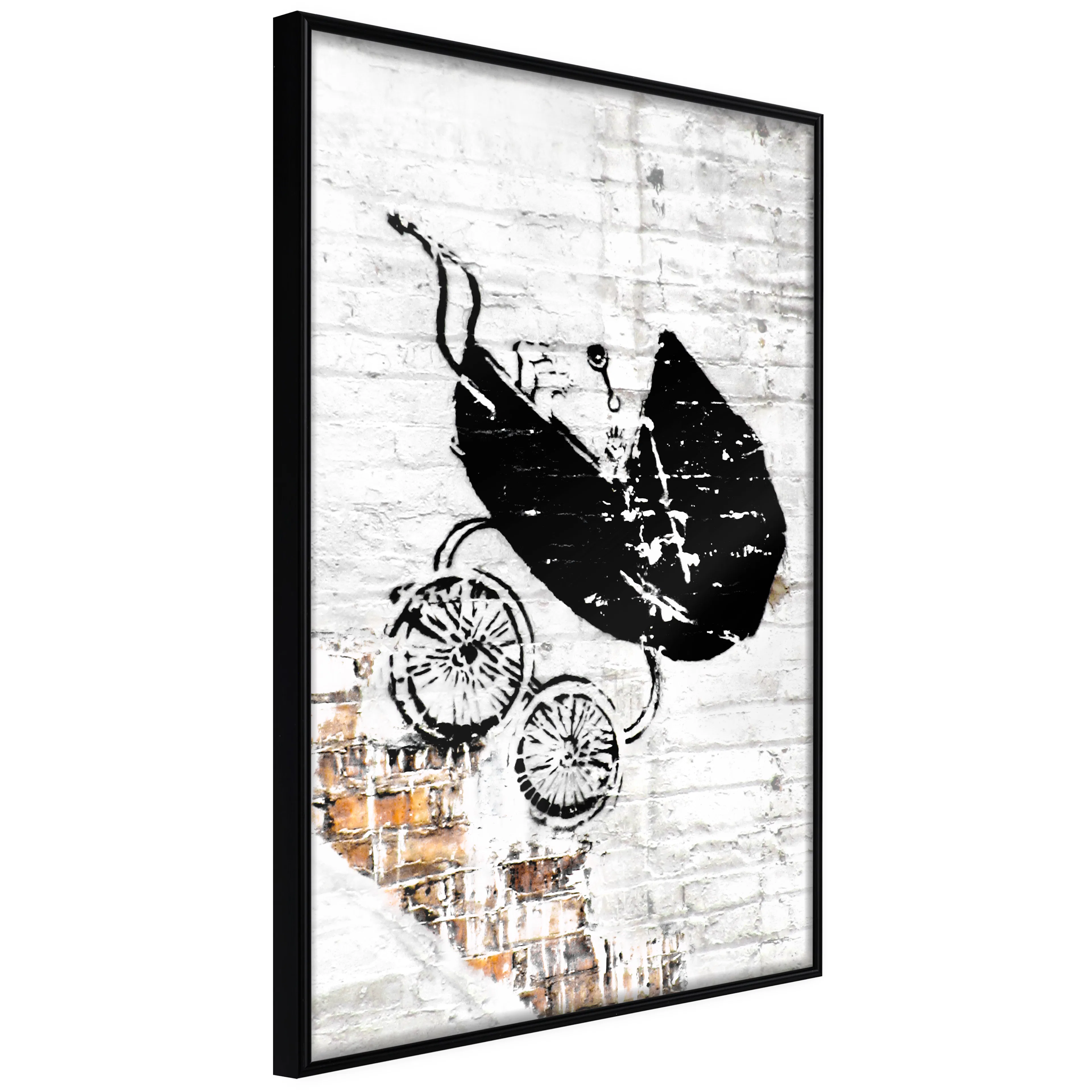 Affisch - Speeding Stroller [Poster] 20x30 Svart ram, 20x30 cm