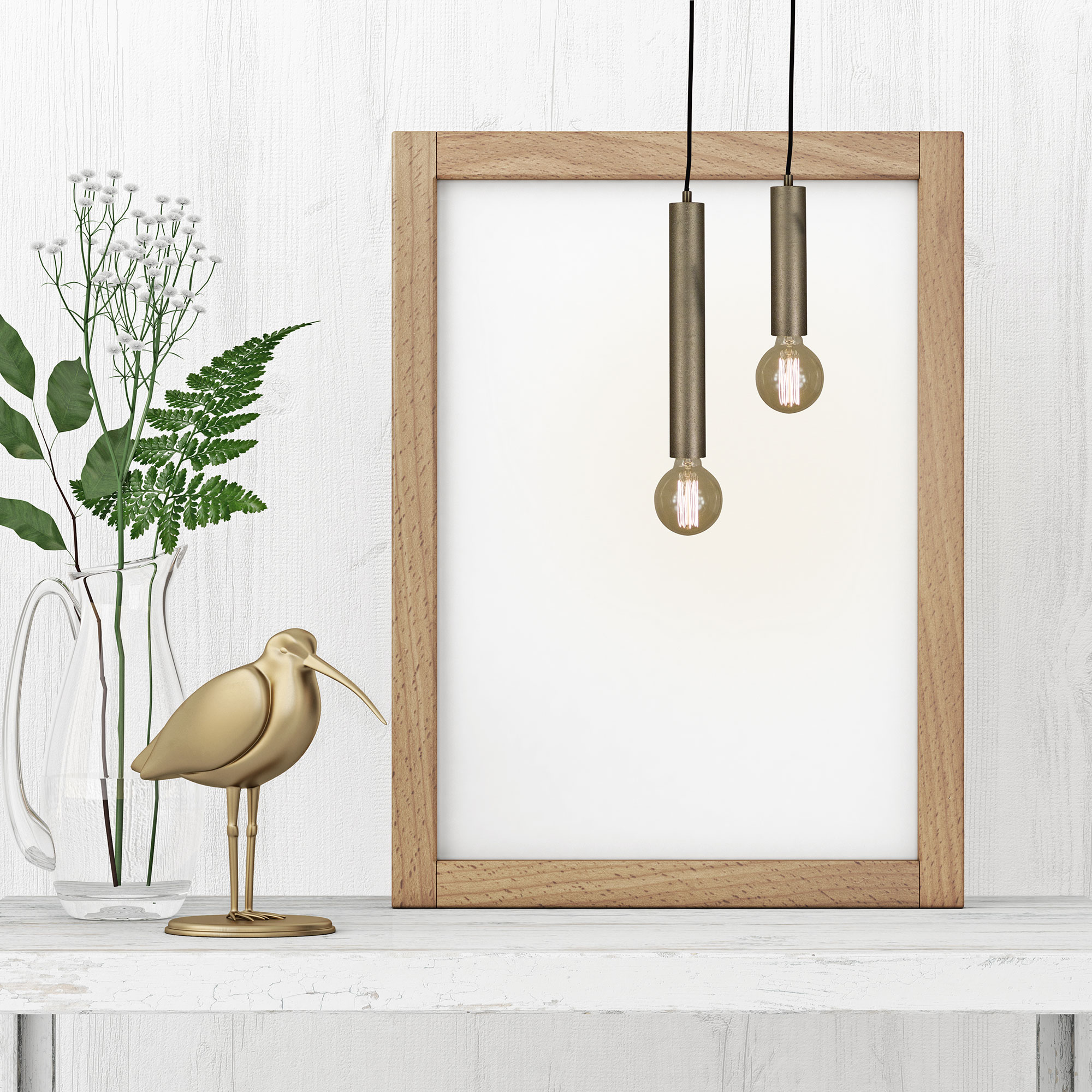 Fönsterlampa Aneta Column