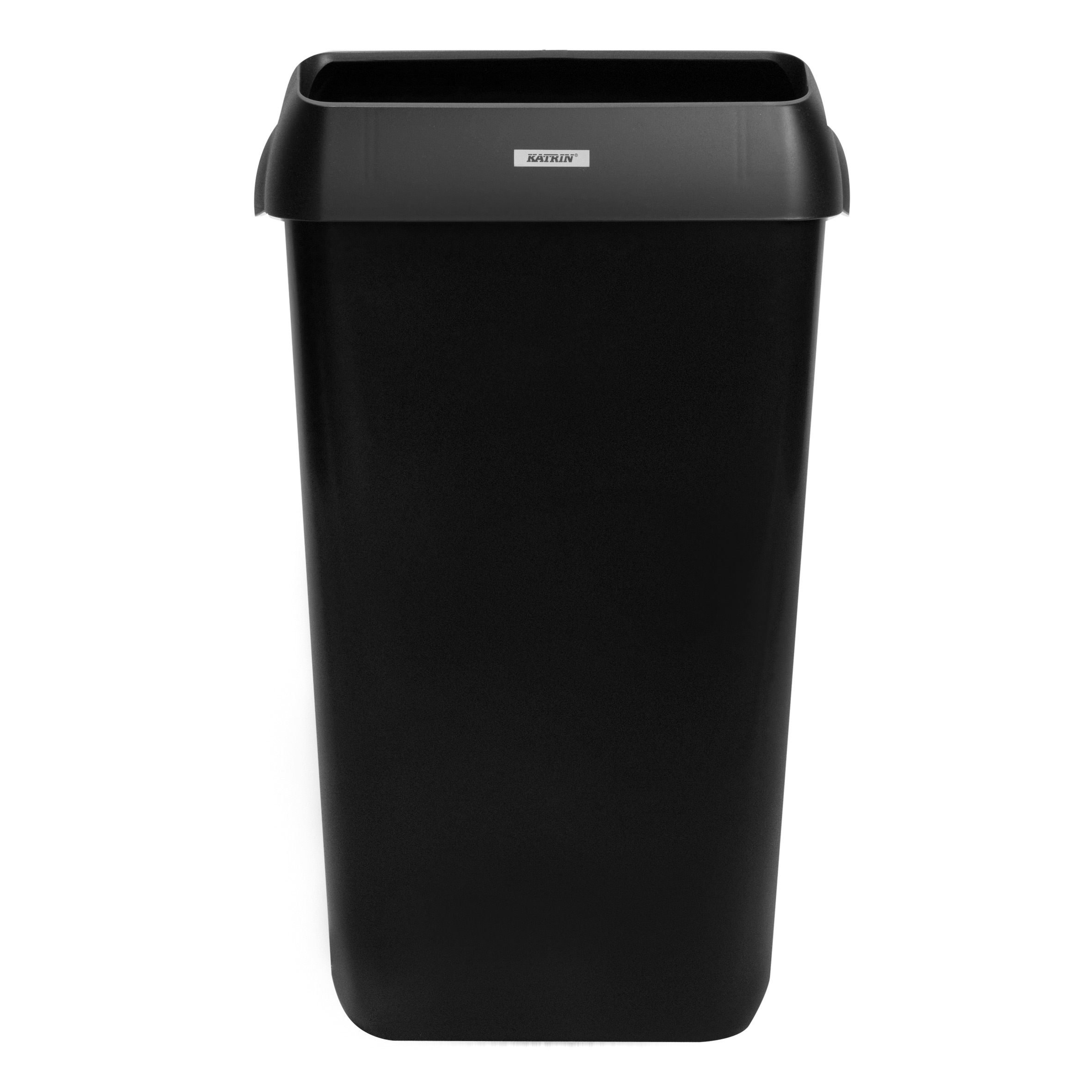 PAPPERSKORG 25L KATRIN 92261 SVART PLAST , LEV 2 PACK Svart