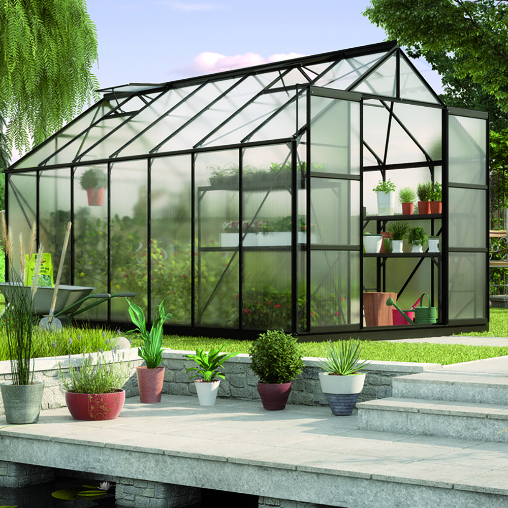 Växthus Vitavia Uranus 11,5 m2 med Sockel