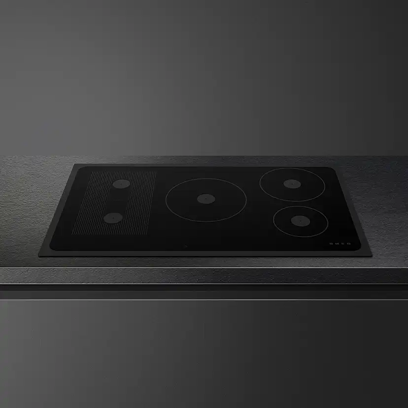 Induktionshäll Smeg SI1M24954D med 5 Kokzoner Svart 90 cm