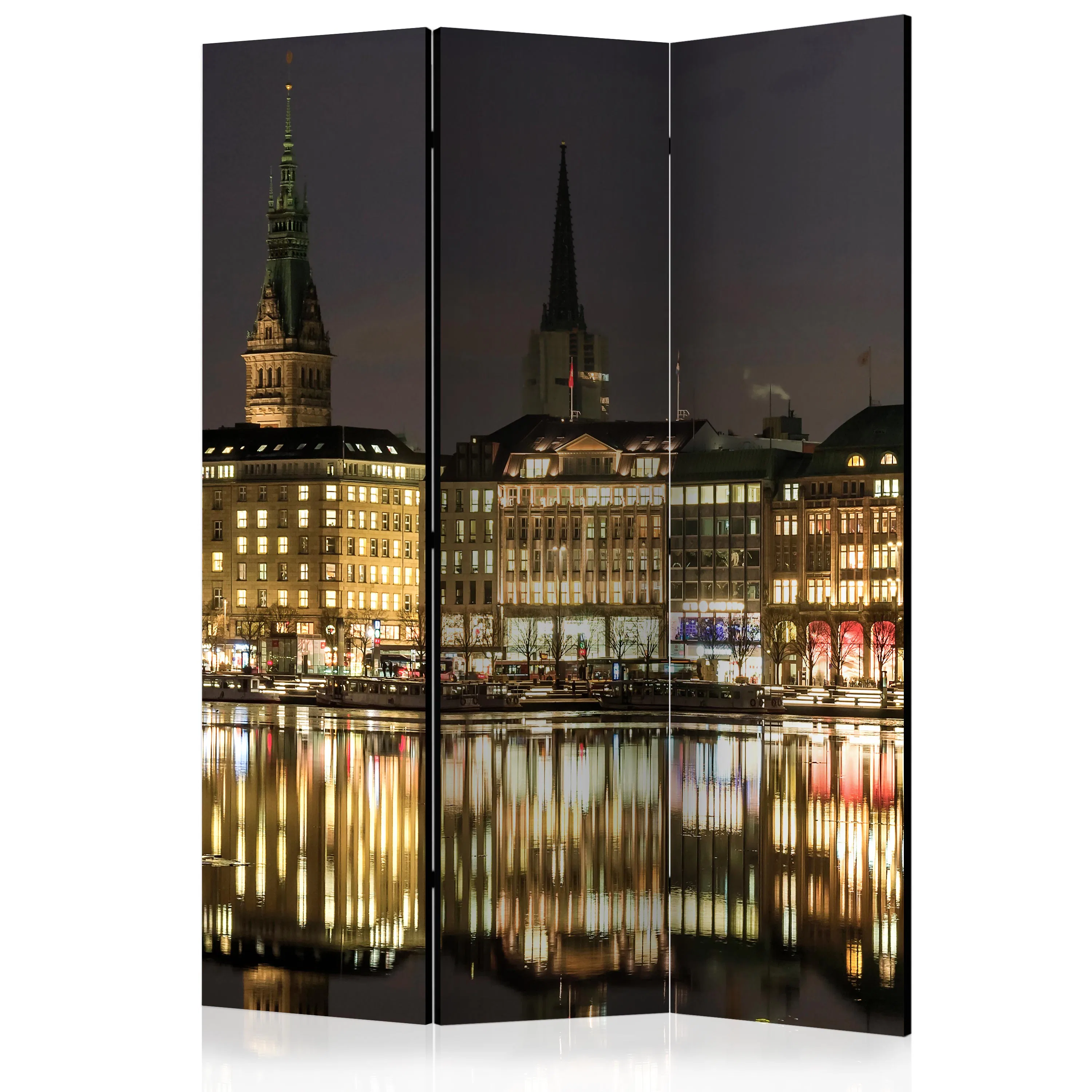 Rumsavdelare Skärmvägg Arkiio Night In Hamburg 135x172 cm
