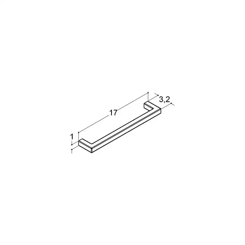 Handtag Dansani Base 170 mm