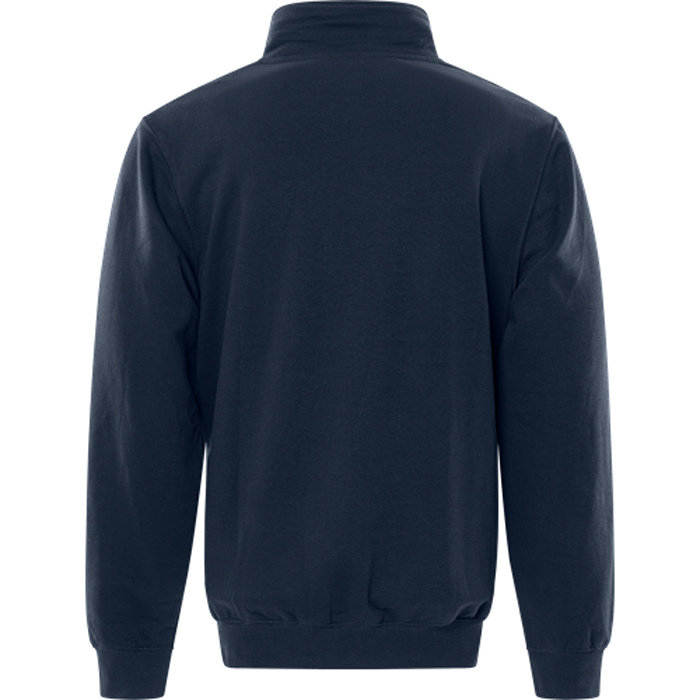 SWEATSHIRT KORT ZIP 1737 SWB Färg: Marin, Storlek: S