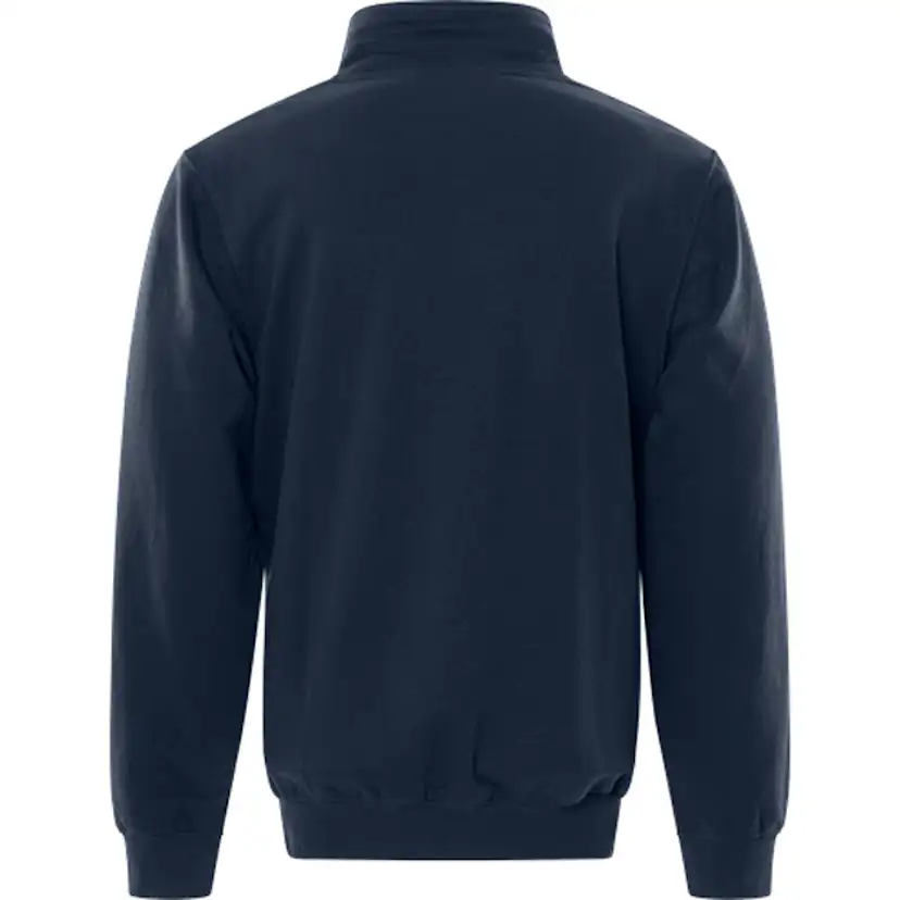 SWEATSHIRT KORT ZIP 1737 SWB Färg: Marin, Storlek: S