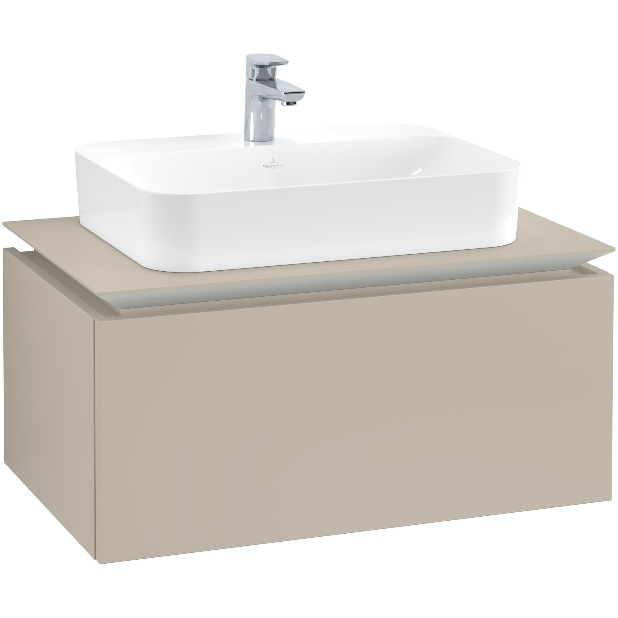 Tvättställsskåp Villeroy & Boch Legato Kompakt med 1 Låda för Ytmonterat Tvättställ från Finion & Memento