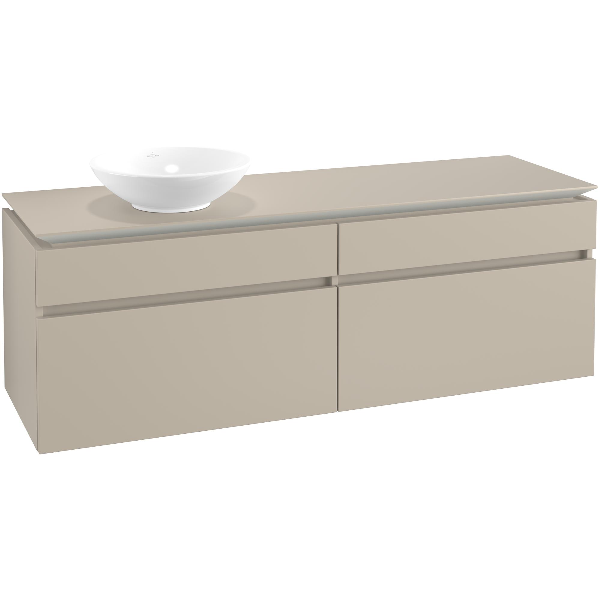 Tvättställsskåp Villeroy & Boch Legato 1600 med 4 Lådor för Fristående Tvättställ