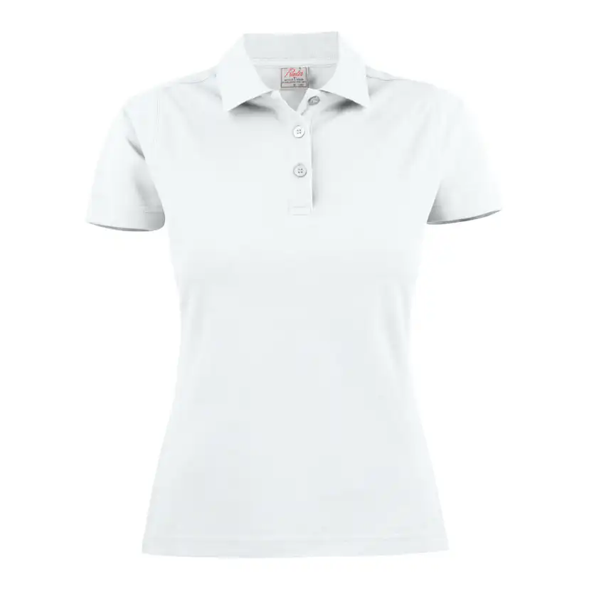 Printer Surf lady polo pique White M Storlek: M, Färg: Vit