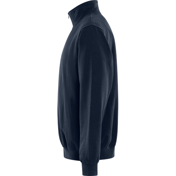 SWEATSHIRT KORT ZIP 1737 SWB Färg: Marin, Storlek: S