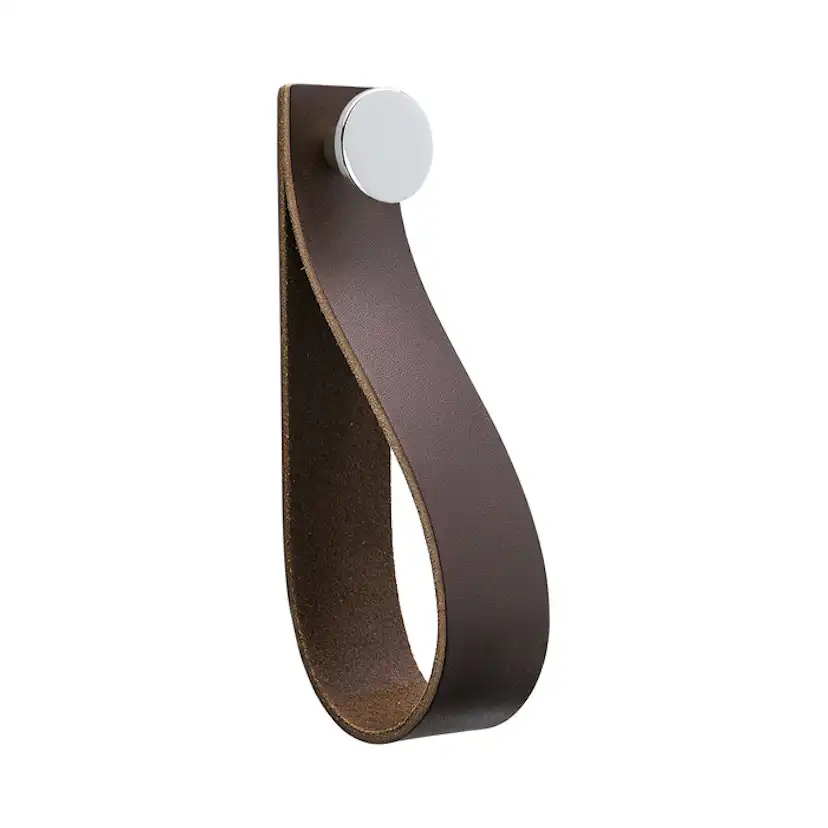 Handtag Beslag Design Loop Strap Brun