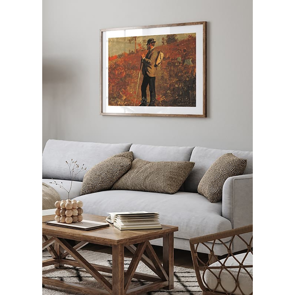 Poster Gallerix Man With A Knapsack By Winslow Homer