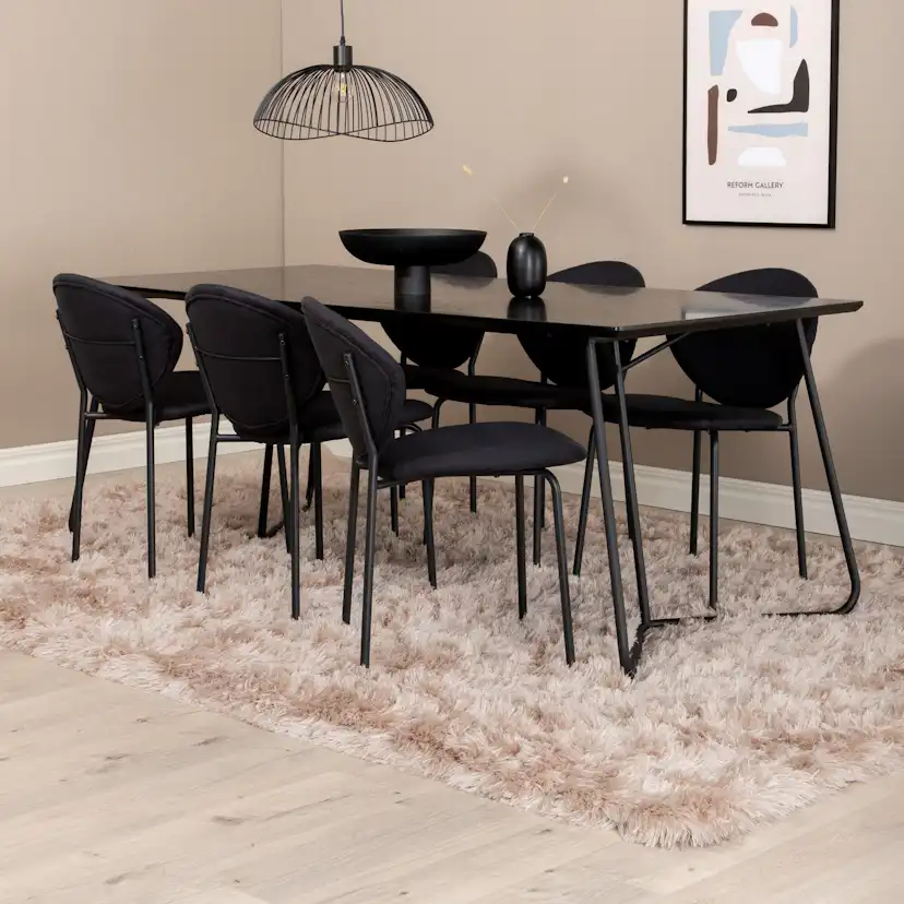 Matgrupp Venture Home Annika med 6 Valor Stolar